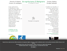 Tablet Screenshot of melogranovenezia.it